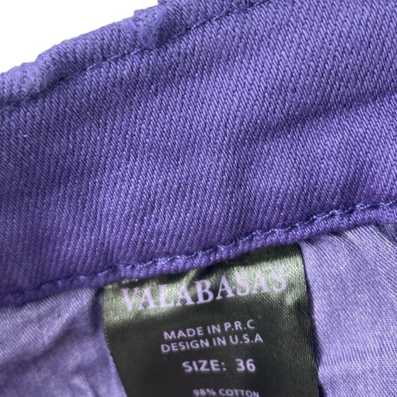 VALABASAS STACKED ZODIAC IN "VIOLA" NWT Sz 36 - Picture 6 of 11
